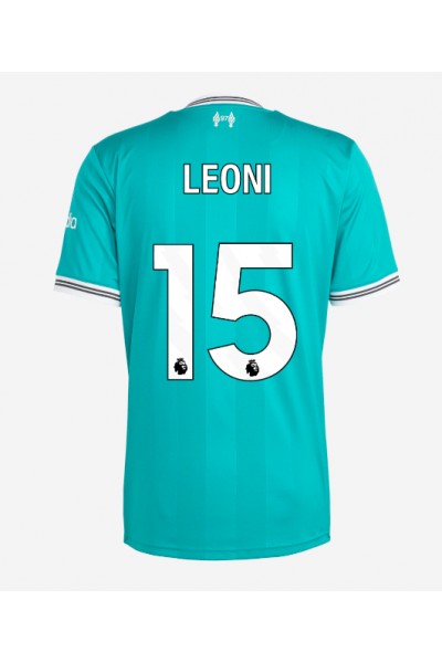 Liverpool Giovanni Leoni #15 Jalkapallovaatteet Kolmaspaita 2025-26 Lyhythihainen Liverpool Giovanni Leoni #15 Jalkapallovaatteet Kolmaspaita 2025-26 Lyhythihainen